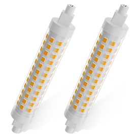 DUMILOO R7S LED Bulb 118mm 100W T3 Halogen Bulb Equivalent Dimmable 120V 10W 1000LM J Type Linear Double Ended Floodlight Bulbs for Work,Security,Landscape Lights,Floor Lamps,Warm White 3000K,2 Pack