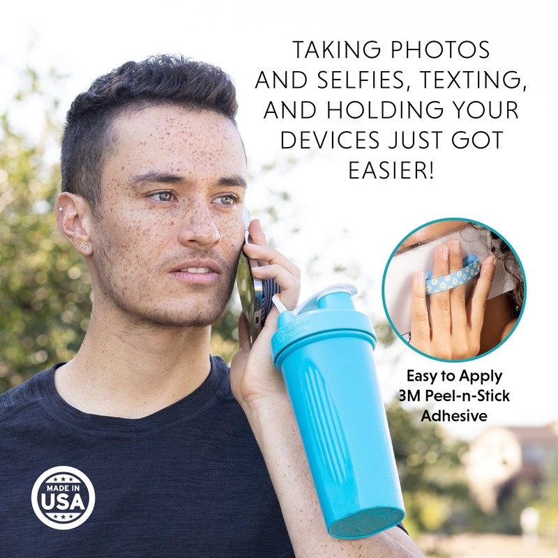 LOVEHANDLE Universal Phone Grip for Smartphones & Mini Tablets -