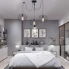 iDEGU Modern and Retro Pendant Light, 3 Arms DIY Spider