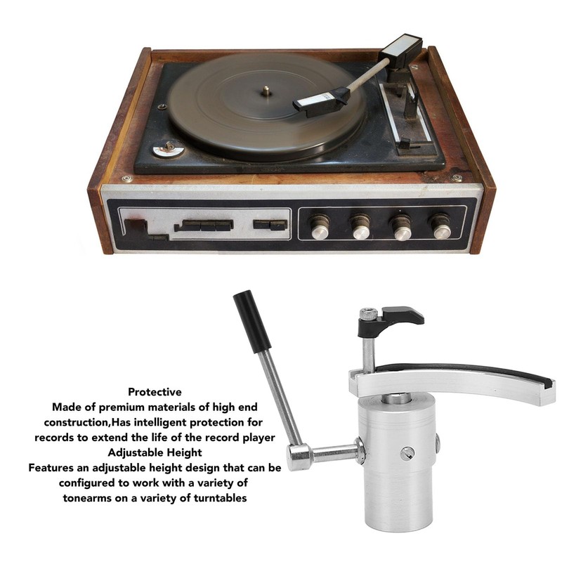 ASHATA Tonearm Lifter, Automatic Tonearm Arm Lifter, Aluminum Turntable Tonearm