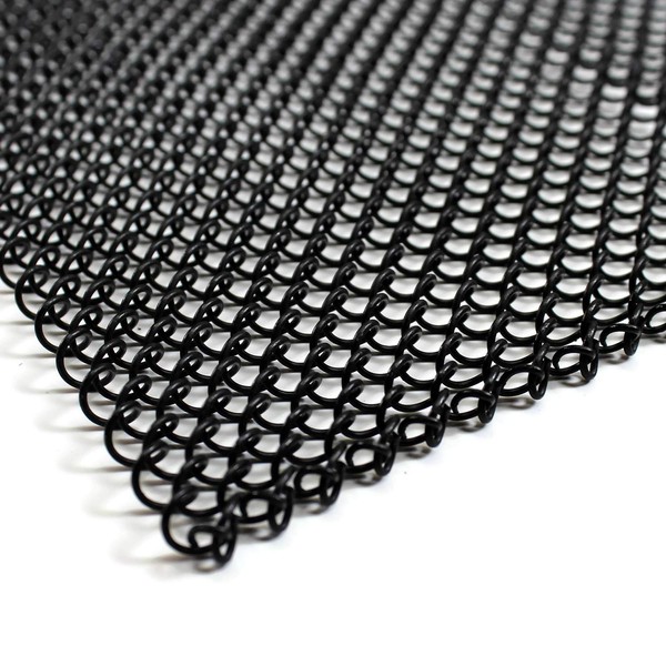 Midwest Hearth Fireplace Mesh Screen Curtain 22" High. Two 24"