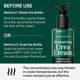 WONDER FAMILY 40% Urea Cream for Feet with 2% Salicylic Acid Aloe Tea Tree Oil for Skin - Athletes Foot Cream Extra Strength - Dry Hand Cream for Dry Cracked Hands - Urea Cream 40 Percent, 2 Pack