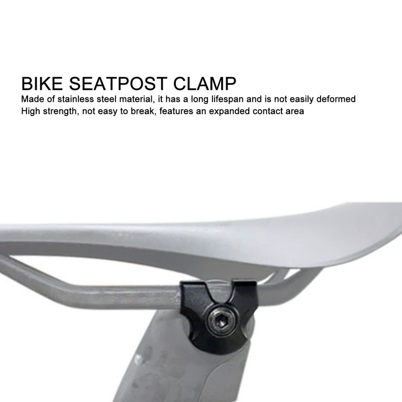 Bicycle Seat Post Clamp Stainless Steel 7 X 7mm Bike