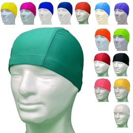 AQASKIN Swimming Headphones in Hypoallergenic Lycra, Latex-Free - Unisex Green