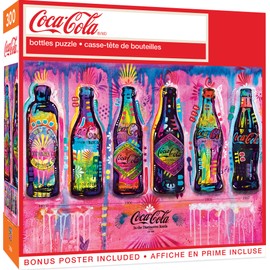 MasterPieces 300 Piece EZ Grip Jigsaw Puzzle - Coca-Cola Bottles - 18"x24"
