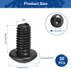 MroMax 50Pcs M4 x 8mm Button Head Socket Cap Bolts