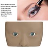 Makeup Practice Face Board 3D Realistic Eye Painting Practice Plastic
