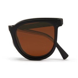 Cyxus 2023 Trendy Folding Sunglasse Women Men UV400 Protection Foldable Sunglasses For Driving Golf Campping Brown.