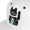 Nebelkind Snapback Cap Men Women Waving Cat One Size Adjustable