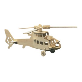 Donau Elektronik M850-3 Wood Design Helicopter, Multi-Colour