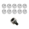 Chrome 1/4" Hex Allen Bolt Cups Engine Dressup Washers