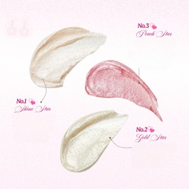 A By UNLEASHIA Moon Light Liquid Glitter 4.1g, Shade:3. Peach Star Glitter