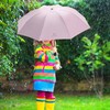CarsMinders Windproof Travel Umbrella with 16 Sturdy Ribs,Compact and Foldable,One-Touch