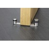 HERRAJES EVI Swivel Door Stop, Large Door Retainer, Stainless Steel,
