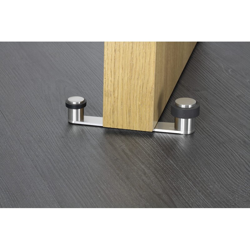HERRAJES EVI Swivel Door Stop, Large Door Retainer, Stainless Steel,