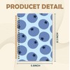 KRHFG Blueberry Spiral Notebook, Kids Notebooks for Girls, Fruit Lover
