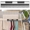 YUBELLES Clothes Drying Rack, Gullwing Laundry Rack, Collapsible, Space-Saving Laundry
