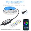 USB Power DC5V RGB+IC LED Strip Light,5m Tape Light with