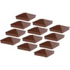 GreenLighting 4x4 Aluminum Pyramid Post Cap Cover for Nominal Wood