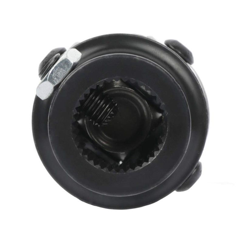 OCPTY Black Universal Steering Shaft U-Joint Coupler 13/16"-36 Spline *