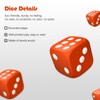 100 Pieces 14 mm Colours Dice Set Opaque Acrylic Dice,