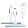 Lonwiner Pack of 2 Plastic Shower Squeegees, Squeegee, Window Squeegee,