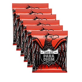 6 PACK Ernie Ball 2015 Paradigm Electric Guitar String Skinny Top Heavy Bottom (10-52)