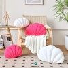 VBGYA Seashell Decorative Pillow, Hot Pink Seashell Shaped Throw Pillows,