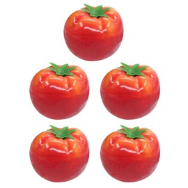 VOSAREA Artificial Vegetables 6pcs Fake Tomatoes Artificial Tomatoes Fake Tomatoes for Decoration Lifelike Plastic Fruit Models Realistic Vegetables Ornament Kitchen Party Food Props
