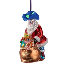 Christmas Tree Decoration Christmas Tree Decoration X-Mas Hanger Cowboy Santa with Gift