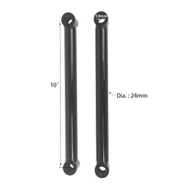 Motorcycle 10"-Length Black 4" Lowering Kit Rigid Rear Hardtail Struts Fit For Harley Sportster 883 1200 XL Dyna Wide Glide Super Glide Street Glide Street Bob Bat Bob Low Rider