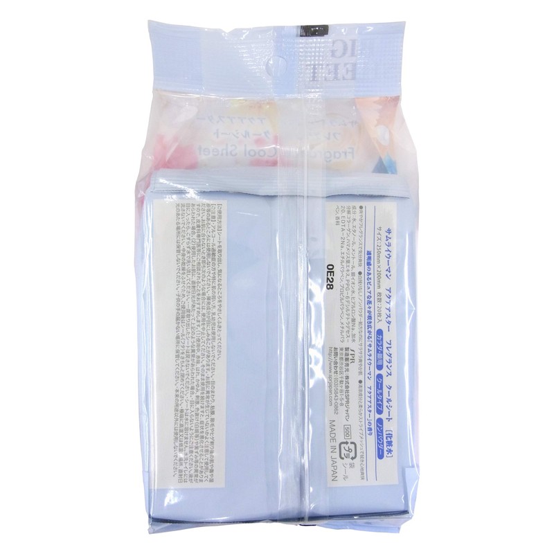 Samourai Woman Aqua Aster Fragrance Cool Sheet, Samurai Woman, Aqua