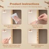 2000 Pcs 3/8 Inch Self Adhesive Cork Pads Cabinet Door