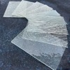 LITMIND 8 Sheets Textured Clear Stained Glass Pack – 4