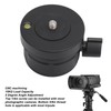 Tripod Leveling Base Camera Leveler Aluminum Adjusting Plate with Bubble