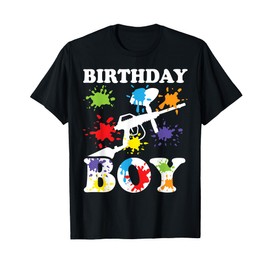 Paintball Birthday Boy Funny Paintball Birthday T-Shirt