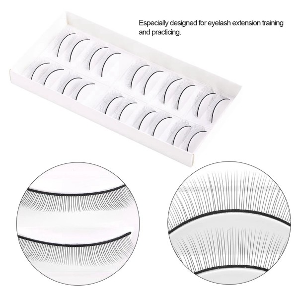 Unbranded 10 Pairs Practice Eyelashes False Lashes For Eyelash Extension