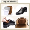 8 Pairs Shoe Tongue Pads, Non Slip Cushion Inserts,Brown,L