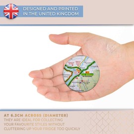 Destination Vinyl ltd Magnet for Refrigerator, Fridge - Fort William Travel UK GB Map for Office, Cabinet and Whiteboard, Magnetic Stickers, 45061