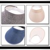 White Fang CA152 Wide Brim Long Visor Sun Visor Hat
