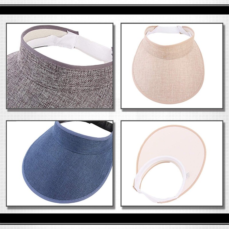 White Fang CA152 Wide Brim Long Visor Sun Visor Hat
