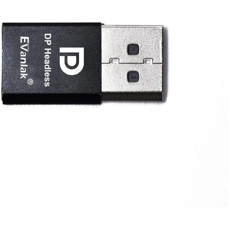 EVanlak Displayport Headless Ghost Emulator 1080P Plug And Play For