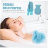 SAFIGLE 1Set Exfoliating Bath Shower Scrubber Body Shower Towel Portable