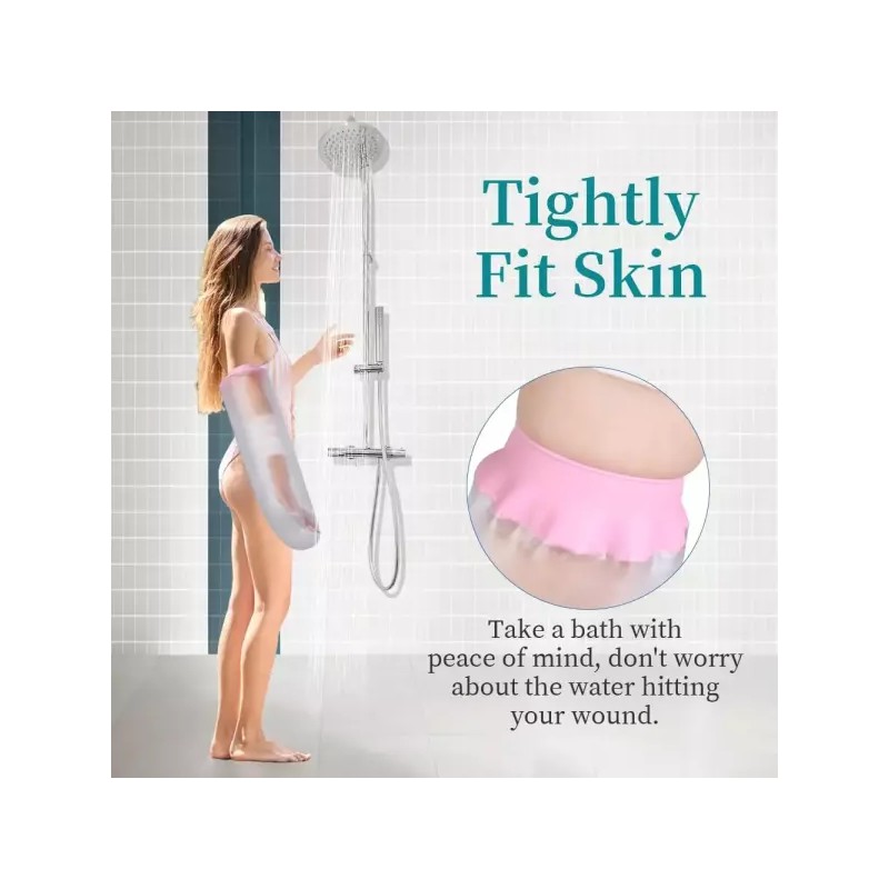 Shower Arm Cover 샤워 암용 방수 캐스트 커버 부드럽고 편안한