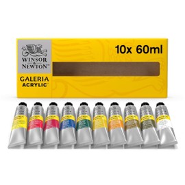 Winsor & Newton, Galeria Acrylic, 10x60ml Tube Set