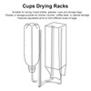 Multifunctional Kitchen Stand Holder for Plastic Bags Bottles Cups, Drying