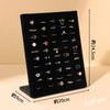 EsiFare Ring Stand, L Shape, Jewelry Storage, 50 Pieces, Velour