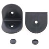 E-outstanding Right Angle Nylon Corner Bracket 6PCS 2x2 Inch Black