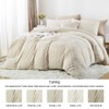 Lanqinglv Tufted Bed Linen 135 x 200 cm Beige Boho