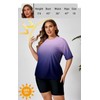 Halcurt Women Plus Size Rash Guard Swimwear Short Sleeve Built